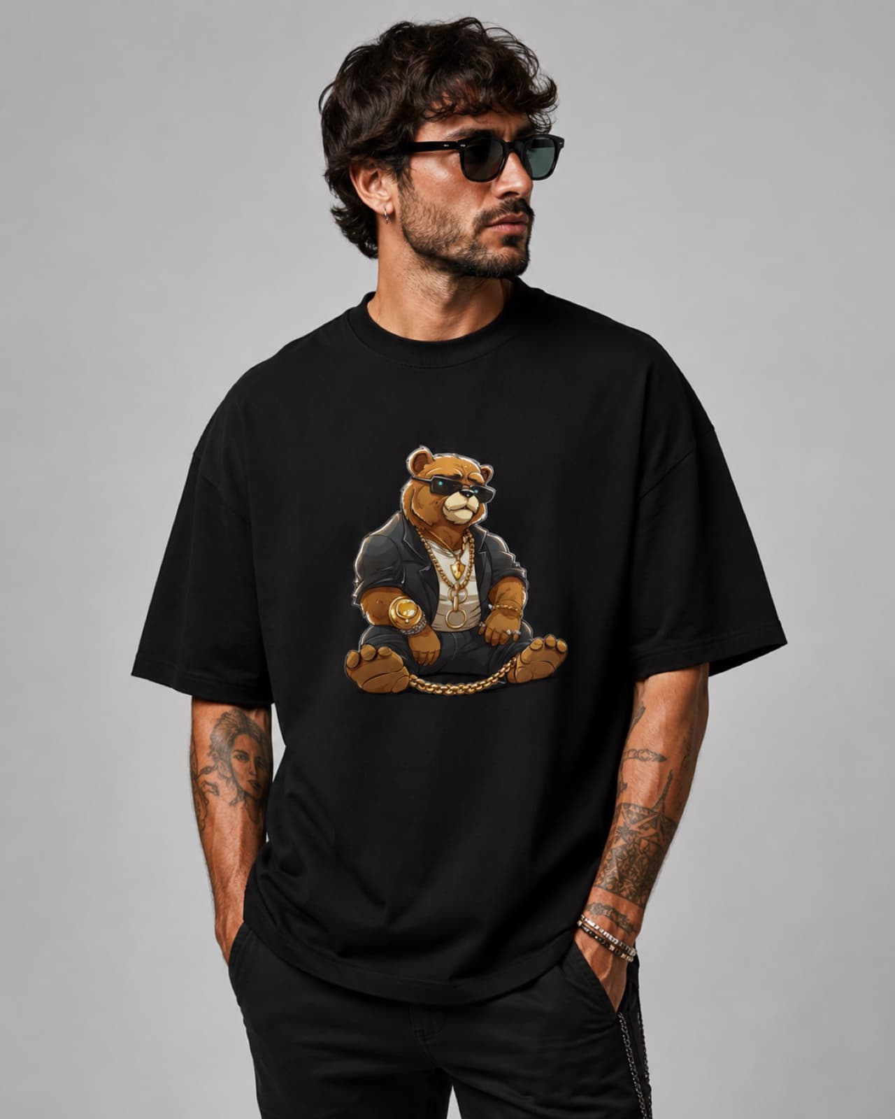 Boss Bear T-shirt in black